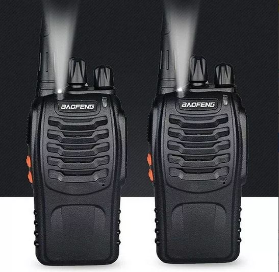 2 Radios Transmisor Walkie Talkie Baofen