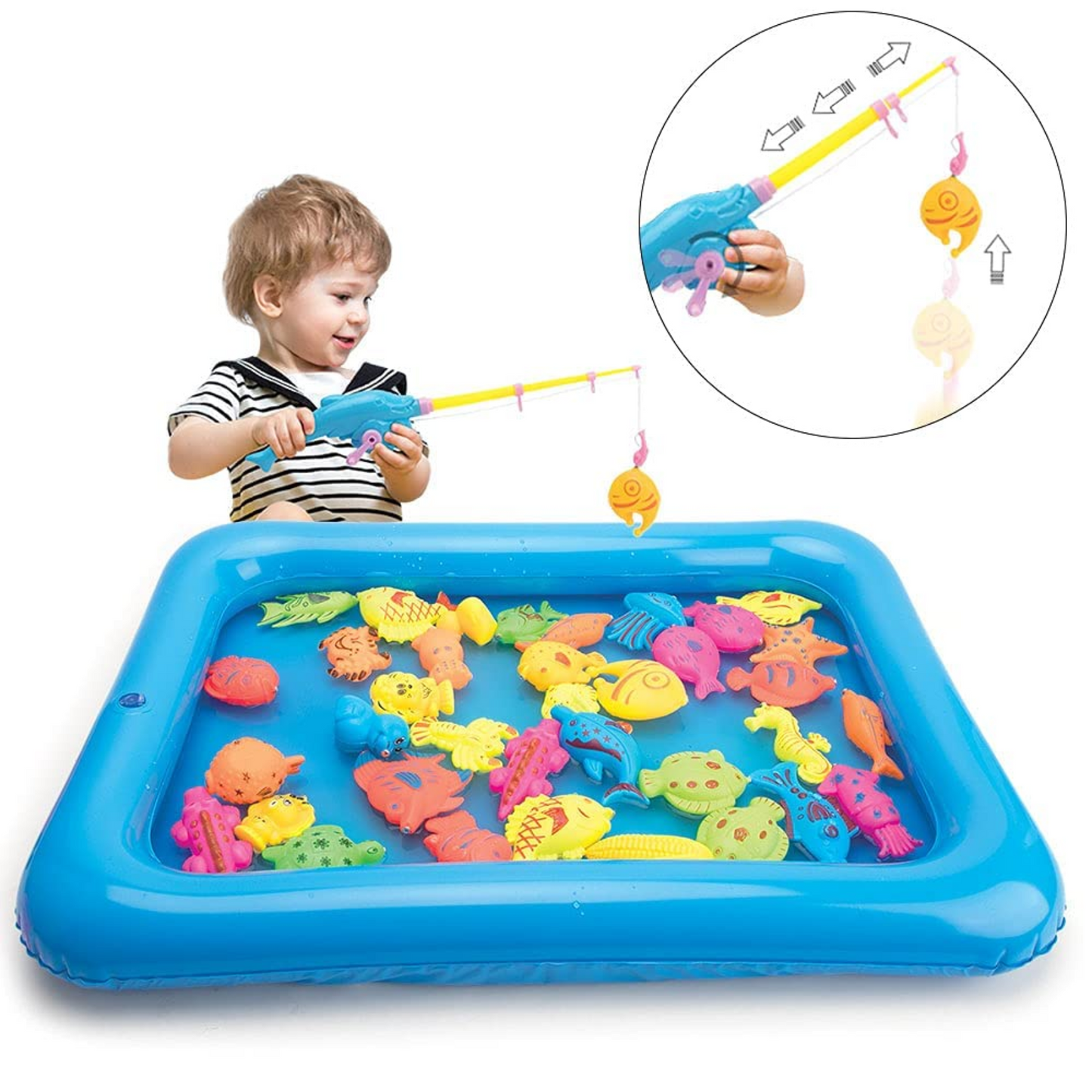 Juego Pesca Piscina Magnético Para Niño