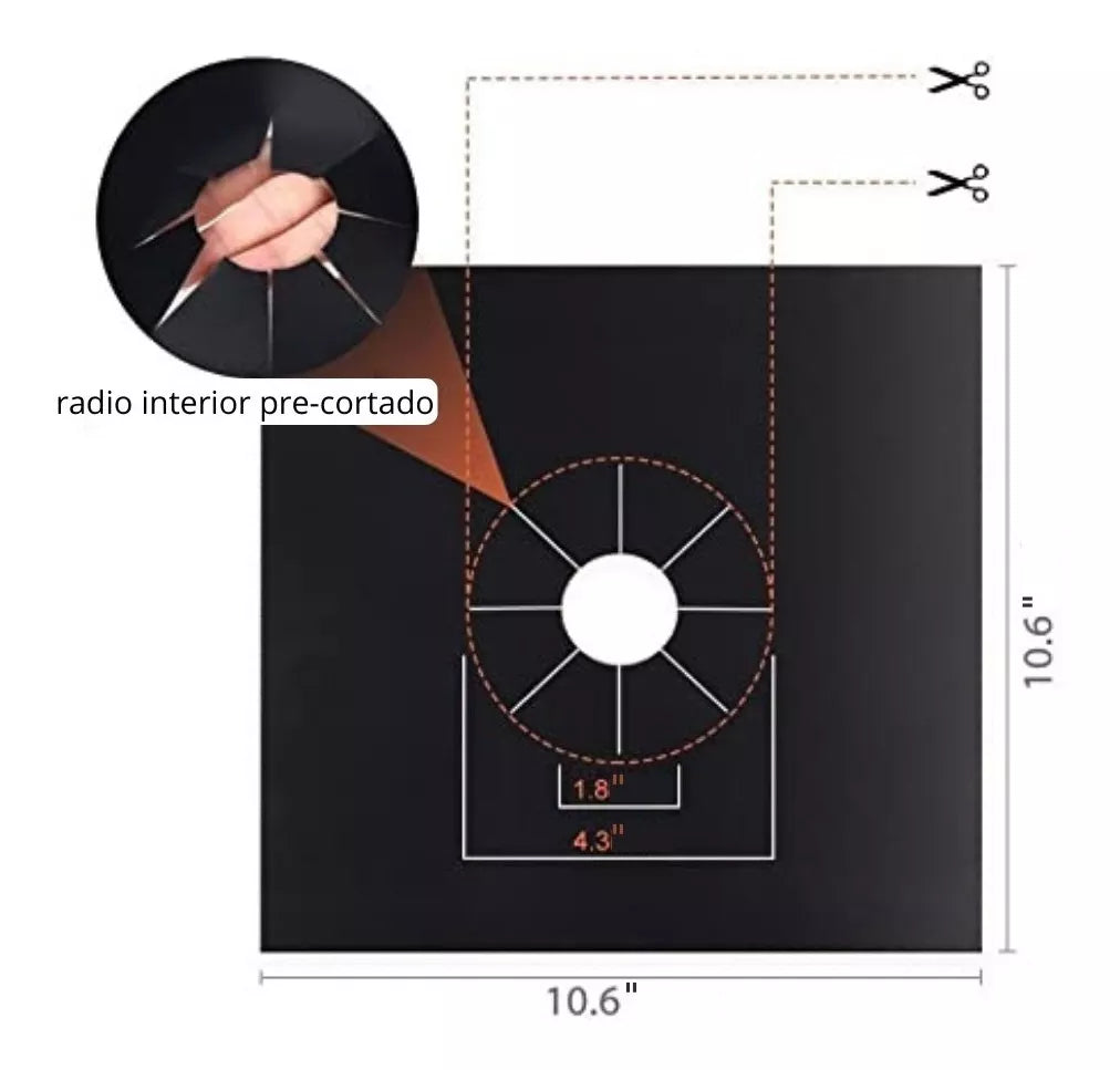 Protectores De Estufa/Cocina a gas